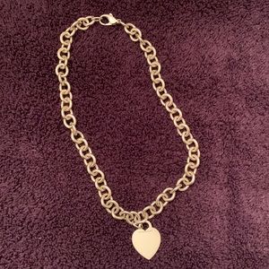 Beautiful Tiffany & Co settling silver comet with heart